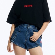Merge Official - Hazel Denim Shorts (พร้อมส่ง)