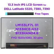 13.3 Inch Laptop LCD Screen LM133LF7L01 N133HCE-G52 B133HAN04.6 LP133WF4-SPD1 for Dell Latitude 5320