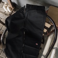 Dickies Work Pants 811 Skinny Straight Fit Double Knee Black