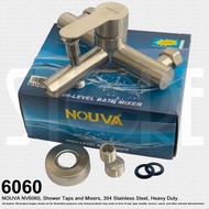 NOUVA 6060 NV6060 Shower Taps and Mixers 304 Stainless Steel and Heavy Duty (COLD WATER ONLY)