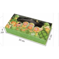 [3pcs] Laminated Eid Cake Box Size 23x11x5