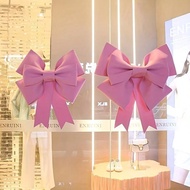 1pc Extra Large Bow, DIY Pink/Red Giant Decorative Bow Set In EVA Material, For Christmas,Weddings, 