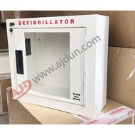 Kotak Penyimpanan AED yang dipasang di dinding Peti Penyimpanan Defibrillator Pemegang AED Peti Peny