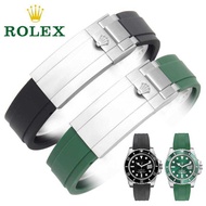 Rolex Strap Black Water Ghost Green Water Ghost Daytona Male Rubber Silicone Tape Original Watch Cha