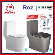 ROZ 838G TWISTER 1-PC WC  S-TRAP WHITE WITH GEBERIT SYSTEM