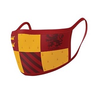 【哈利波特】葛萊芬多院徽三層防護口罩 (2入組) 可水洗彈力面料
