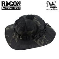 RAGON Silver Kinght Tactical Boonie Lousy Hat Round Brimmed Summer UV Protection for Outdoor Mountai