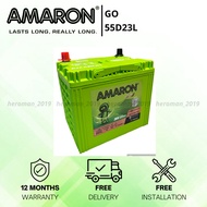 AMARON GO 55D23L | MF l Car Battery l Bateri Kereta