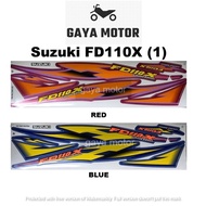 Suzuki FD110X (1) Body Sticker