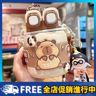 Cute Dolphin Fat Double Drinking Vacuum Flask Kapibara Student Water Cup Bottle 316 Material Exchang