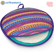 REFINEMENT Tortilla Warmer Pouch, Insulated Heat Microwavable Tortilla Keeper, Premium Keeps Warm 12