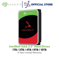 SEAGATE IRONWOLF NAS 3.5" Internal Hard Disk Drive / HDD ( 1TB / 2TB / 4TB / 8TB ) 5400RPM / 7200RPM
