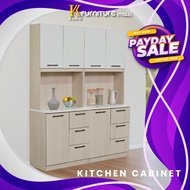 Modern Kitchen Cabinet Almari Dapur Murah Kabinet Dapur Storage Cabinet Melamine Ikea Furniture Pera