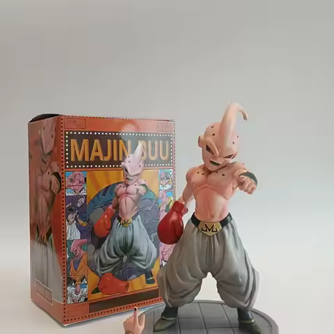 JT studio Same Buu and Boxing dragon ballz figures anime Chinese Kung Fu Evil grin Combat Stance PVC