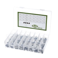 HL 840pcs set 24Values TO-92 Transistor Assortment Kit BC327 BC337 BC547 2N2222 3904 3906 C945 PNP N