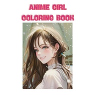 ANIME Coloring Book For Kids And Adult Buku Mewarnai Sketsa Hitam Putih Menggambar Anak TK SD Remaja