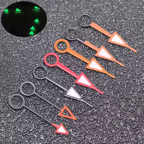 NH34 GMT Watch Hands Green Luminous Needle Modified Watches Accessories for NH34 Movement