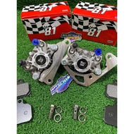 THAILAND NEW PRODUCT NMAX OLD SET FRONT REAR CALIPER + BRACKET 81 formula racing part 8.1 FRONT REAR