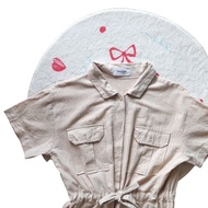 [PRELOVED] Ecinos : Beige Linen Jumpsuit