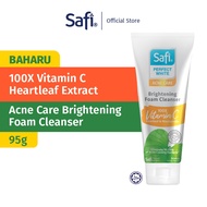 Safi Perfect White Acne Care Brightening Foam Cleanser 95g | Heartleaf | 100X Vitamin C | Niacinamid