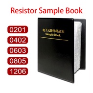 4250PCS 8500PCS 8850PCS 0201 0402 0603 0805 1206 Resistor Sample Book  1% SMD Assorted Kit 10K 100K 