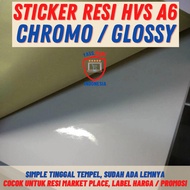 500 Sheets Of Chromo A6 Sticker/1Ream Glossy Glossy Sticker Paper For Laserjet Printer &amp; Thermal Sticker For Yass Mart ID Epic Printer