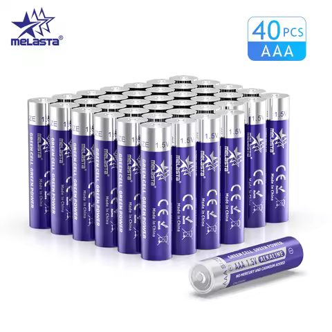 Melasta 40PCS 1.5V AAA Battery LR03 Alkaline Aaa Batteries Long-Lasting Triple A Non-Recharge Batter