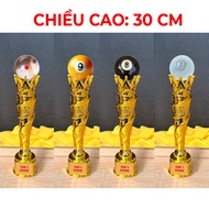 Carot Pool 8-ball billiard cup and crown-shaped 9-ball Pool billiards