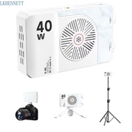 LKBENNETT RGB LED Camera Light, 40W 2800-9000K Mini LED Video Lamp, Multi-functional 4400mAh Battery