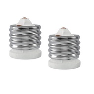 E39 to E26 Adapter,JNXQWE Porcelain Mogul Base E39 to Medium Base E26 Light Bulb Lamp Socket Convert