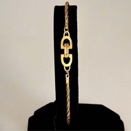 【97新 ✨ 全網最低價！】 Dior Chain Vintage Bracelet 金色CD手鍊(下單前先詢問庫存❗️❗️）