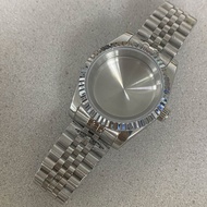 Vòng vỏ đồng hồ bằng thép không gỉ răng chó 39mm phụ kiện kính Saphia cho máy nh35/nh36