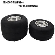 5" Go Kart Wheel Rim Tire Front or Rear 11x7.10-5 10x4.50-5 Racing Cart Trike