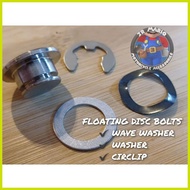 ◧ ➼ ◶ ☻ FLOATING DISC BOLTS SALAYA INOX STAINLESS STEEL ( 1 PC )