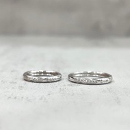 LOVE鑽石戒指 天然南非鑽石 情侶對戒 婚戒 14K K585