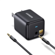 UGREEN Bluetooth 6.0 Direct Plug Audio Receiver, charger head type 3.5mm output, 10m transmission 1-