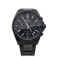 SEIKO men's watch quartz analog stainless steel BLK 8t63-01t0 Direct from Japan Secondhand