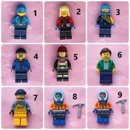 Minifigures Real Lego City, Arctic Explorer, Mini Firefighter Real 2nd