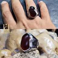 Yemeni Agate Ring | Cincin Akek Yaman | Capal Design | 925 Silver