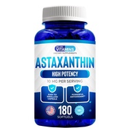 WeLikeVitamins Astaxanthin 10mg Softgel - Highly Potent Organic Astaxanthin Supplements From Haemato