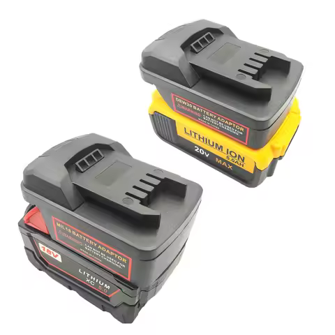For Dewalt/Milwaukee/Black&Decker/Worx/Devon/Makita 18/20V Batteries Converting To for Parkside 20V 