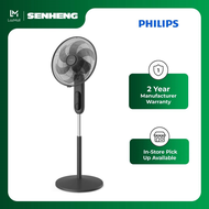 Philips CX1520/01 Series 1000 Pedestal Fan 6 Blades Remote 53W Black