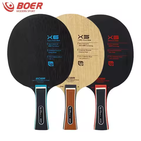 X5 X3 X6 Table Tennis Racket Blade Short Long Handle ITTF Approved Ping Pong Paddle For Training Com