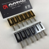 KR-1 Set Genuine Original GOTOH S21 Steel Saddle / Electric Guitar Bridge Saddle 10.5MM Chrome Silve