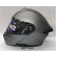 PREMIUM HELMET MHR GTZ FU 935 FLIP UP MATT GRAY