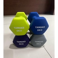 Yamako Vinyl Dumbell 5kg Yamako Vinyl Dumbell/