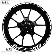 Suitable for Yamaha MT-15 MT15 Motorcycle Rim Sticker Night Reflective Wheel Decal Personalized Cust