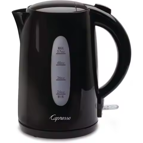 Black 1.7 Liter Electric Water Kettle