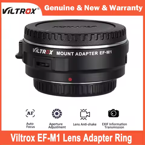 Viltrox EF-M1 Lens Adapter Ring Mount AF Auto Focus for Canon EF/EF-S Lens to M4/3 Micro Four Thirds