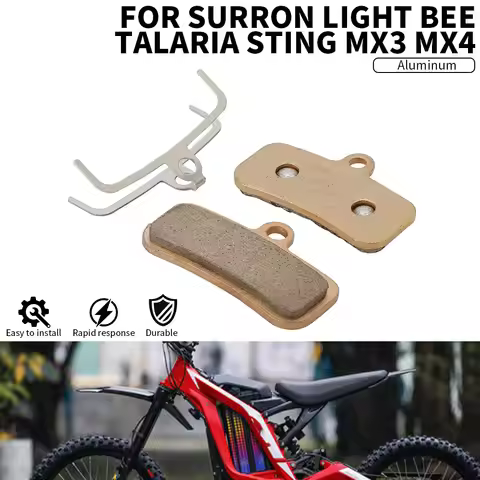 For Surron Disc Brake Pads Sintered Metal Brake Pad For Sur Ron Talaria Sting MX3 MX4 Light Bee Elec